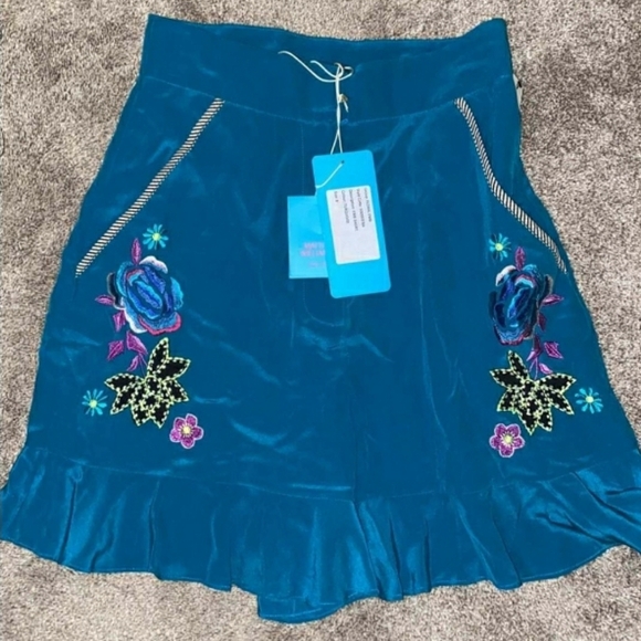 Mathew Williamson Floral Mini Skirt